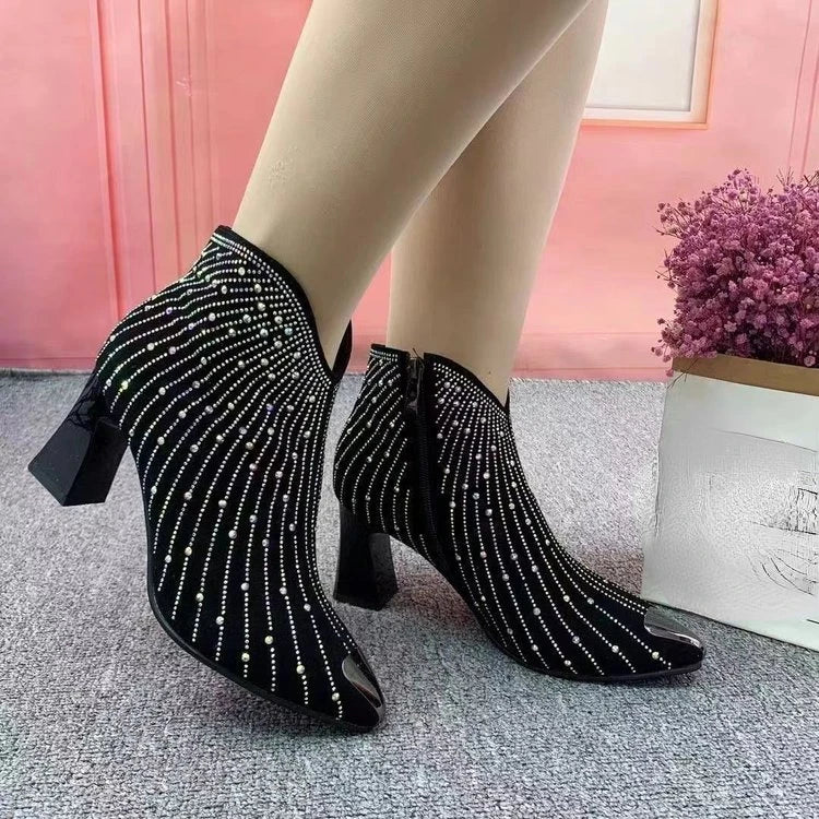 Paint Me On Your Tattoo Ankle Boots