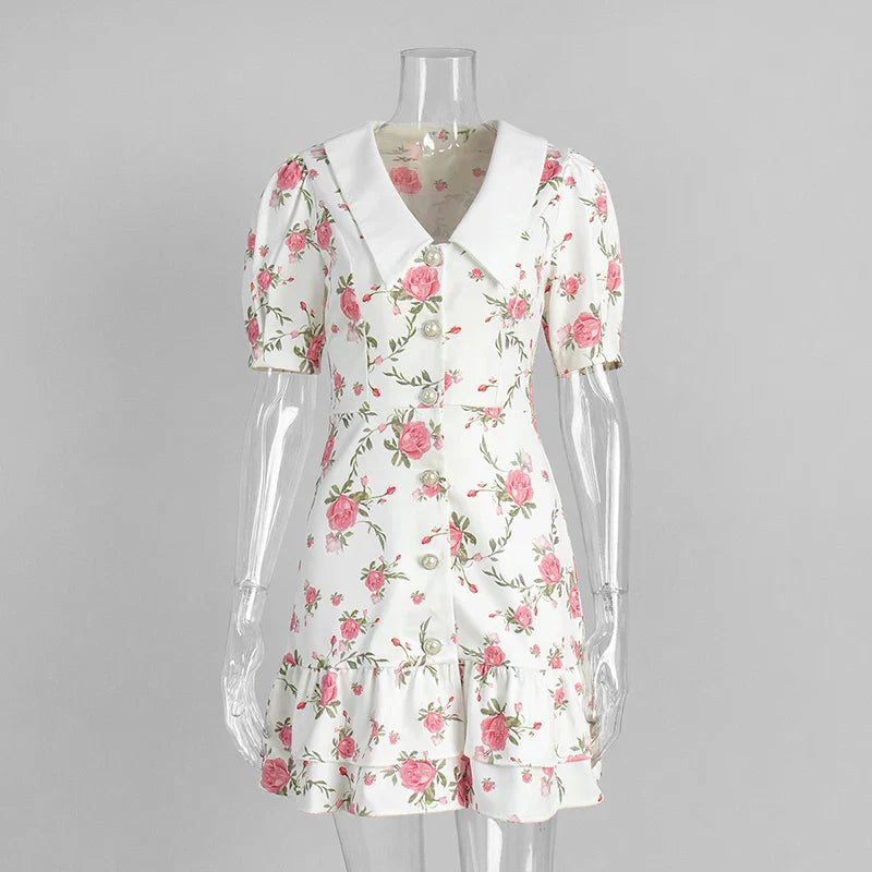 AYLIN FLORAL MINI DRESS