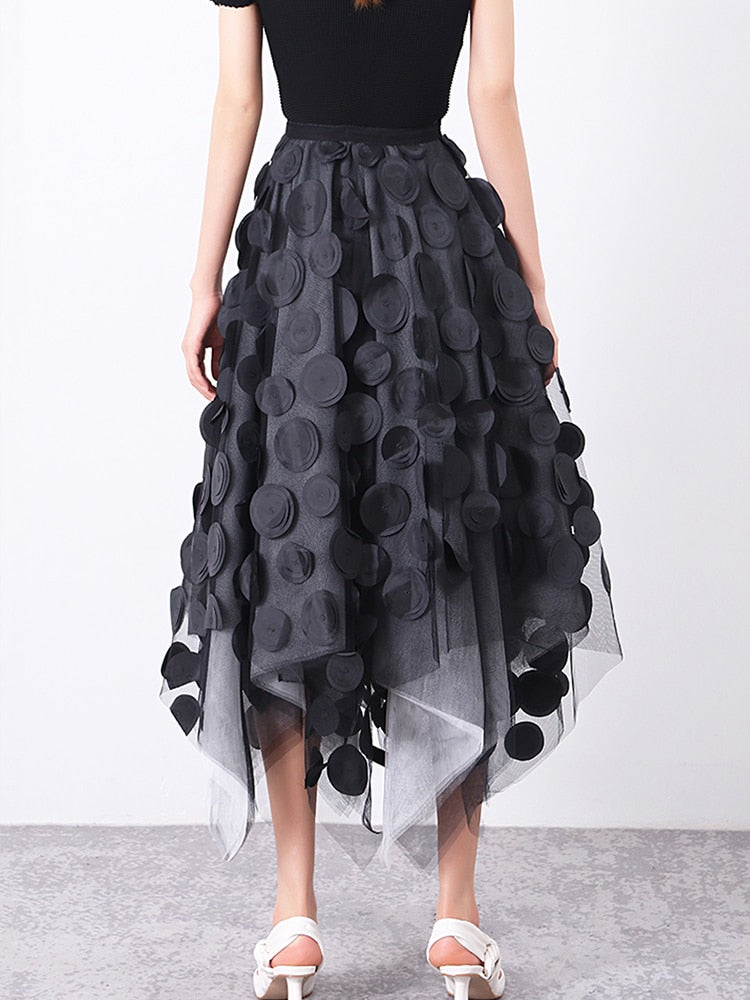 A Diamond Mind Midi Skirt