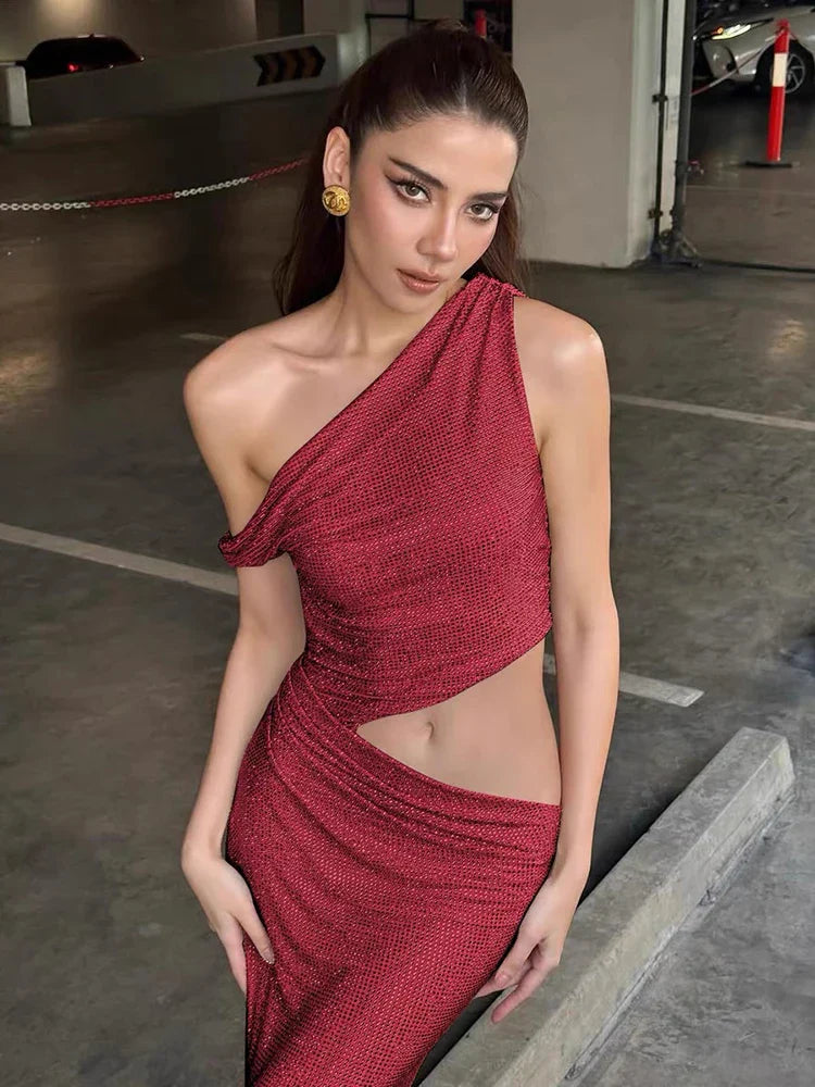 FAINA MAXI DRESS Red