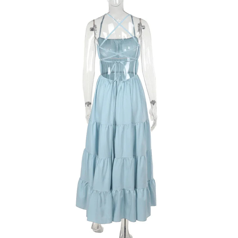 A Sunlight Halo Maxi Dress