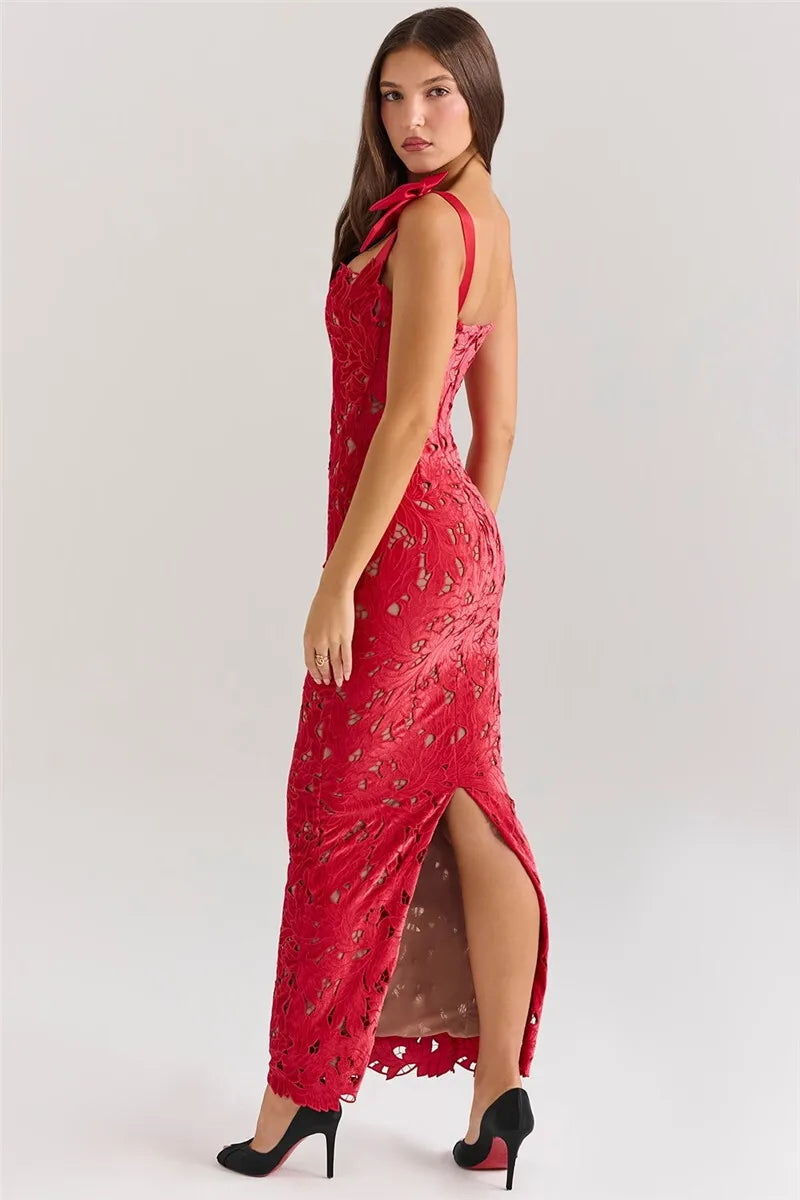 Sequin Cowl Neck Long Sleeve Bodycon Midi Dress