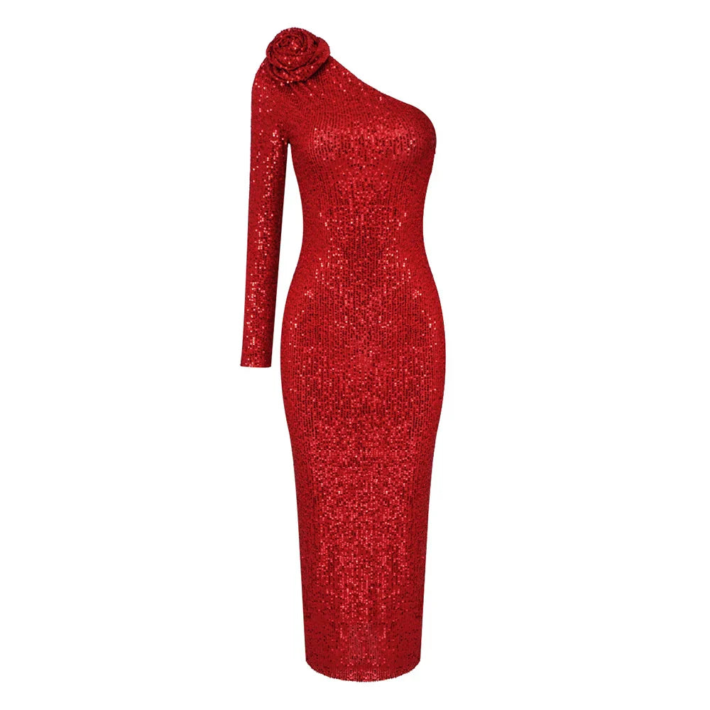 MILENA MAXI DRESS Red