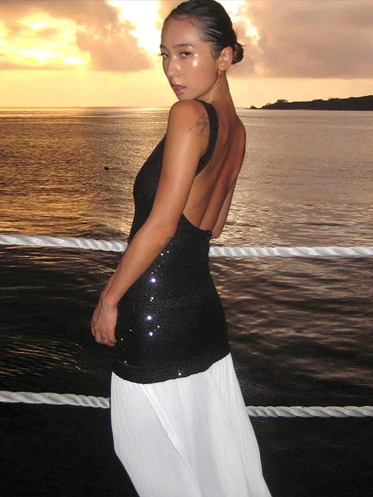 Sequin Sweetheart Bustier Strapless Mini Dress