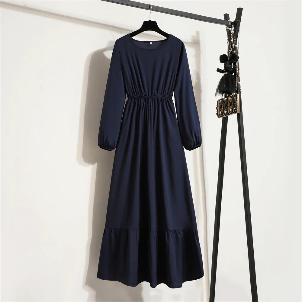 Erin Aesthetic Floral Long Dress for Summer Premium Wardrobe Essential