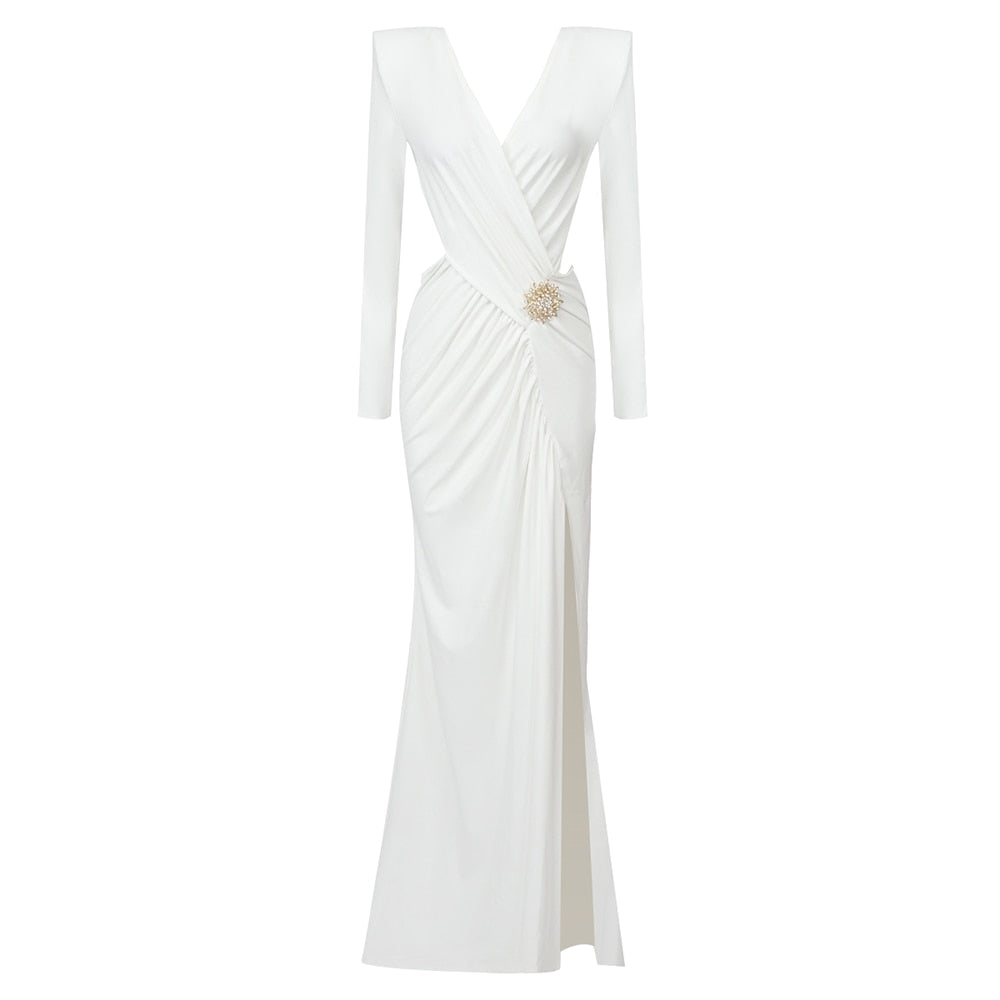 CANDACE MAXI DRESS White