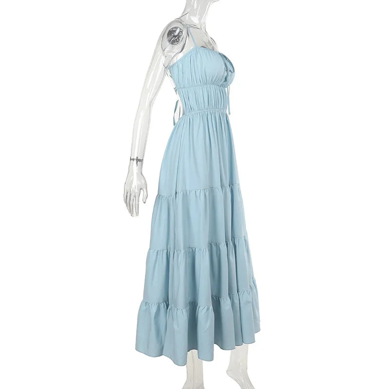 A Sunlight Halo Maxi Dress