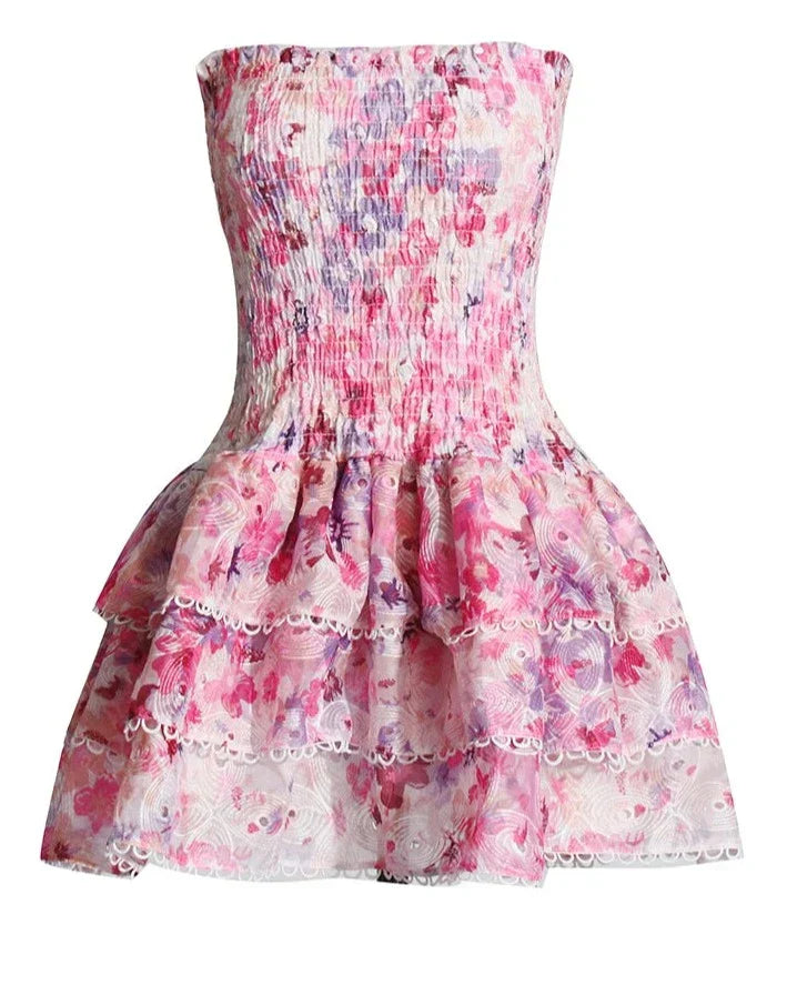 BLOSSOM MINI DRESS Print
