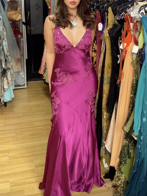 Fancy Mermaid Spaghetti Straps Green Backless Long Prom Dress Evening Dress Formal Dress SD2190