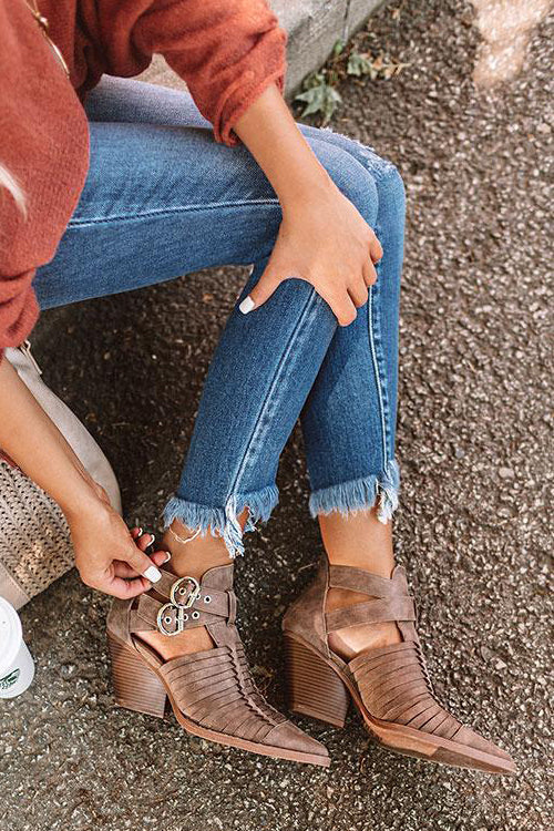 Buckle Lovers Ankle Boots