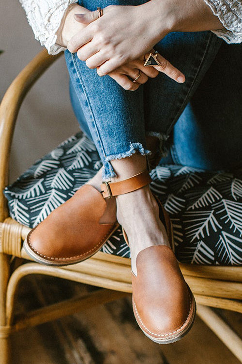 Ankle Strap Flats Sandal