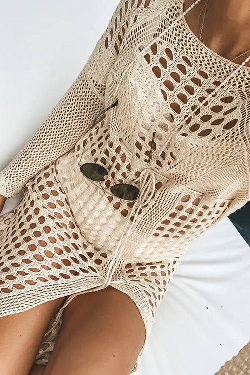 Hollow Slit Cover Up