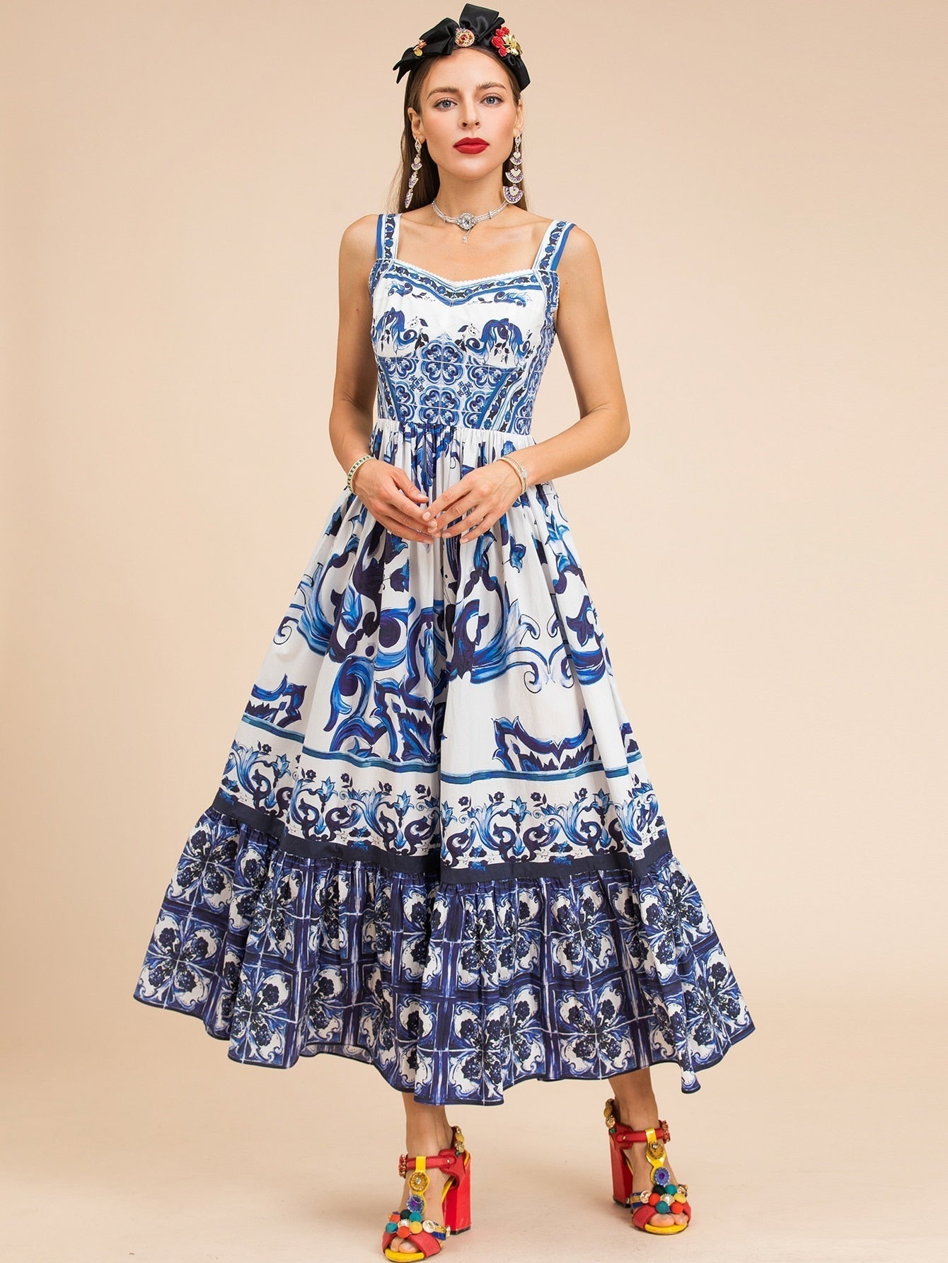 Kaitlin Premium Fashion Runway Dress Chic Silhouette Collection