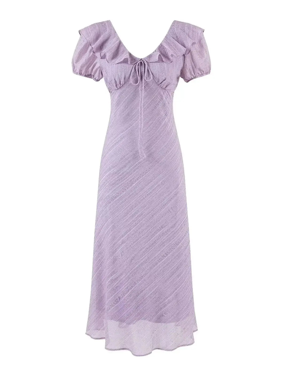 LUCIA MIDI DRESS Lilac