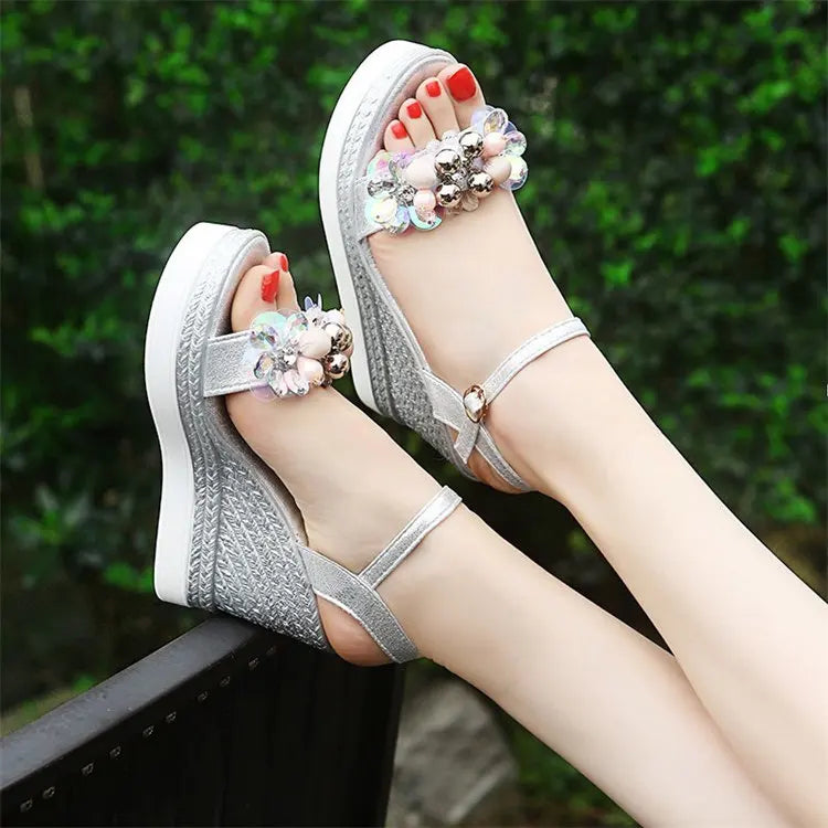 Better Off That Way Wedges Sandals