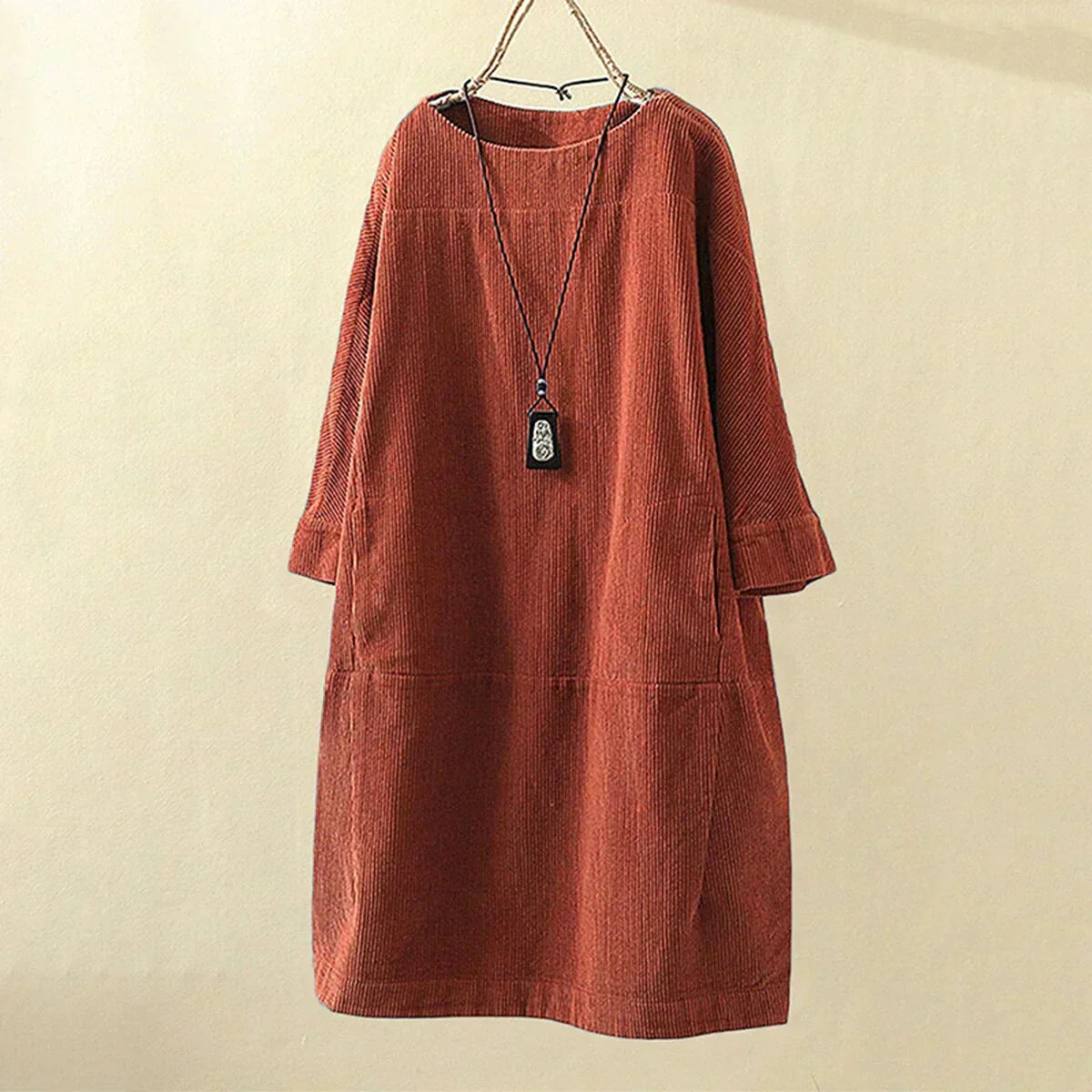 Cintia Velvet Dress Dress with Relaxed Fit and Streetwear Style