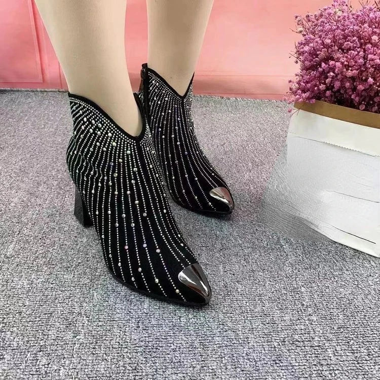 Paint Me On Your Tattoo Ankle Boots