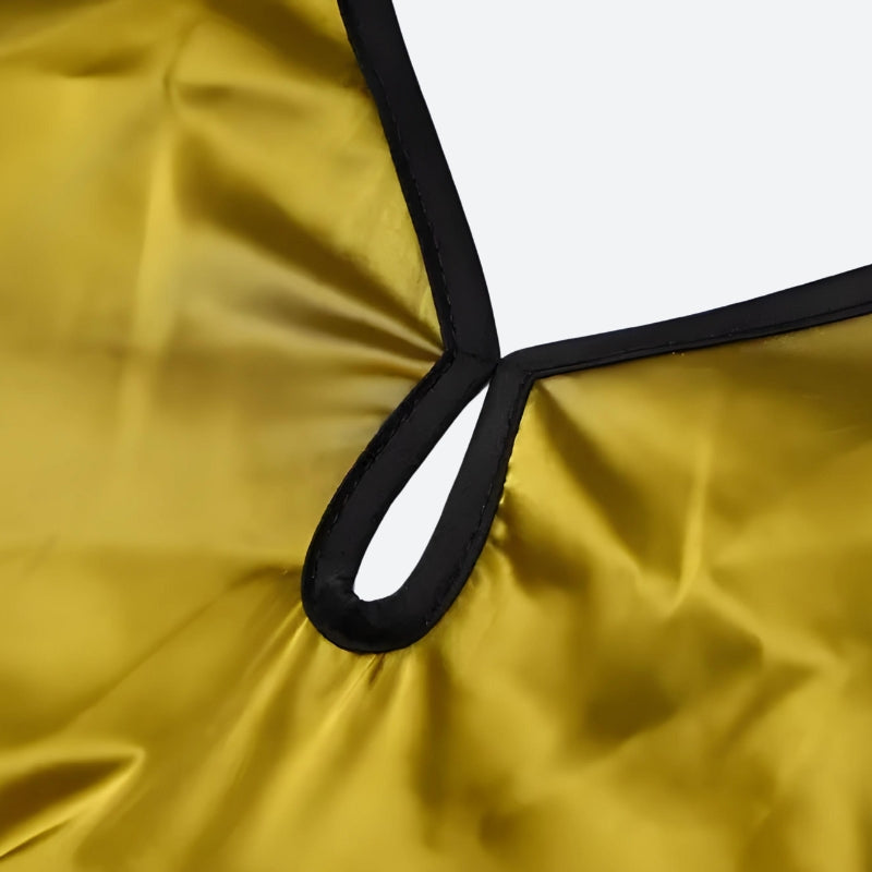 Satin Backless Maxi Dress in Yellow - View 8