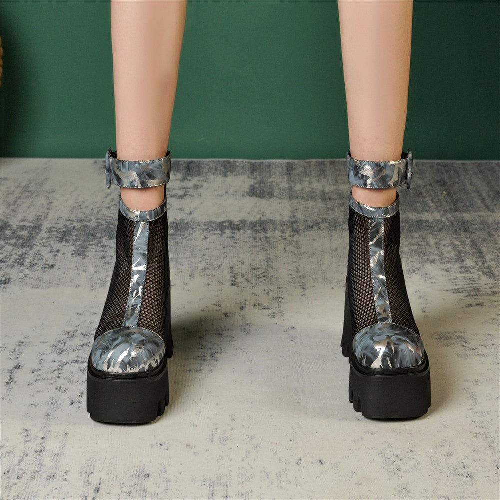 A Heaviness In My Head Ankle Boots