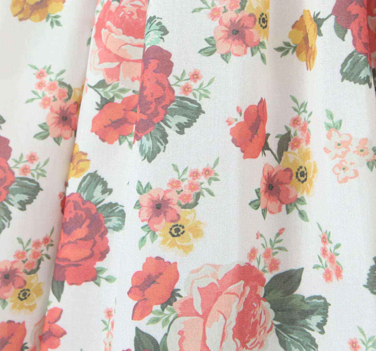 Floral Sweetheart Corset Tiered Ruffle Midi Dress