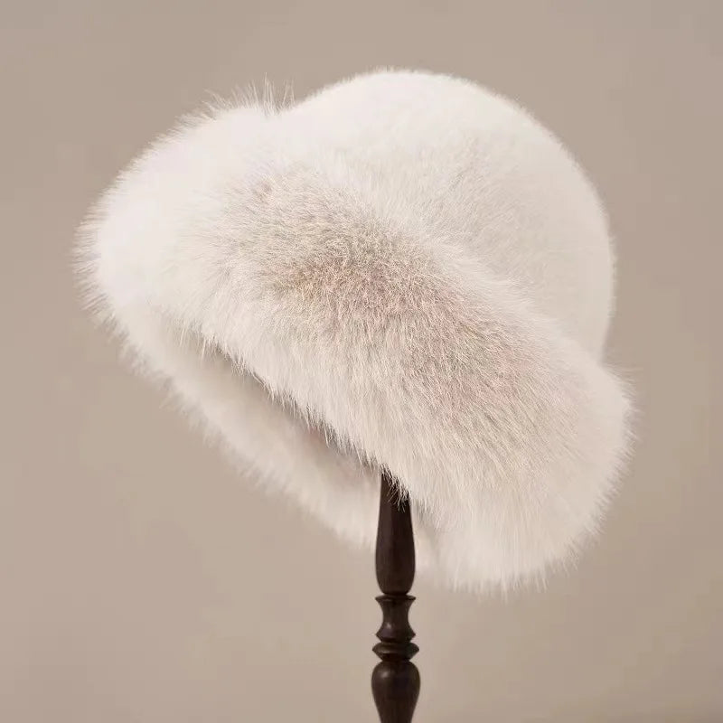 Faux Fur Fluffy Trapper Hat
