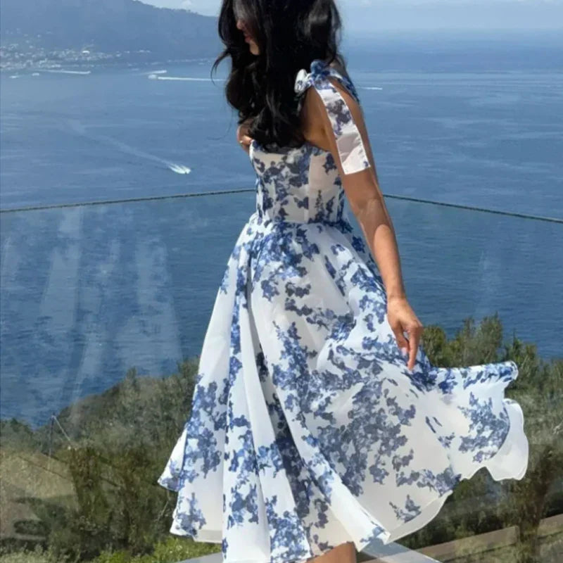 Chiffon Off Shoulder Tiered Ruffle Maxi Dress