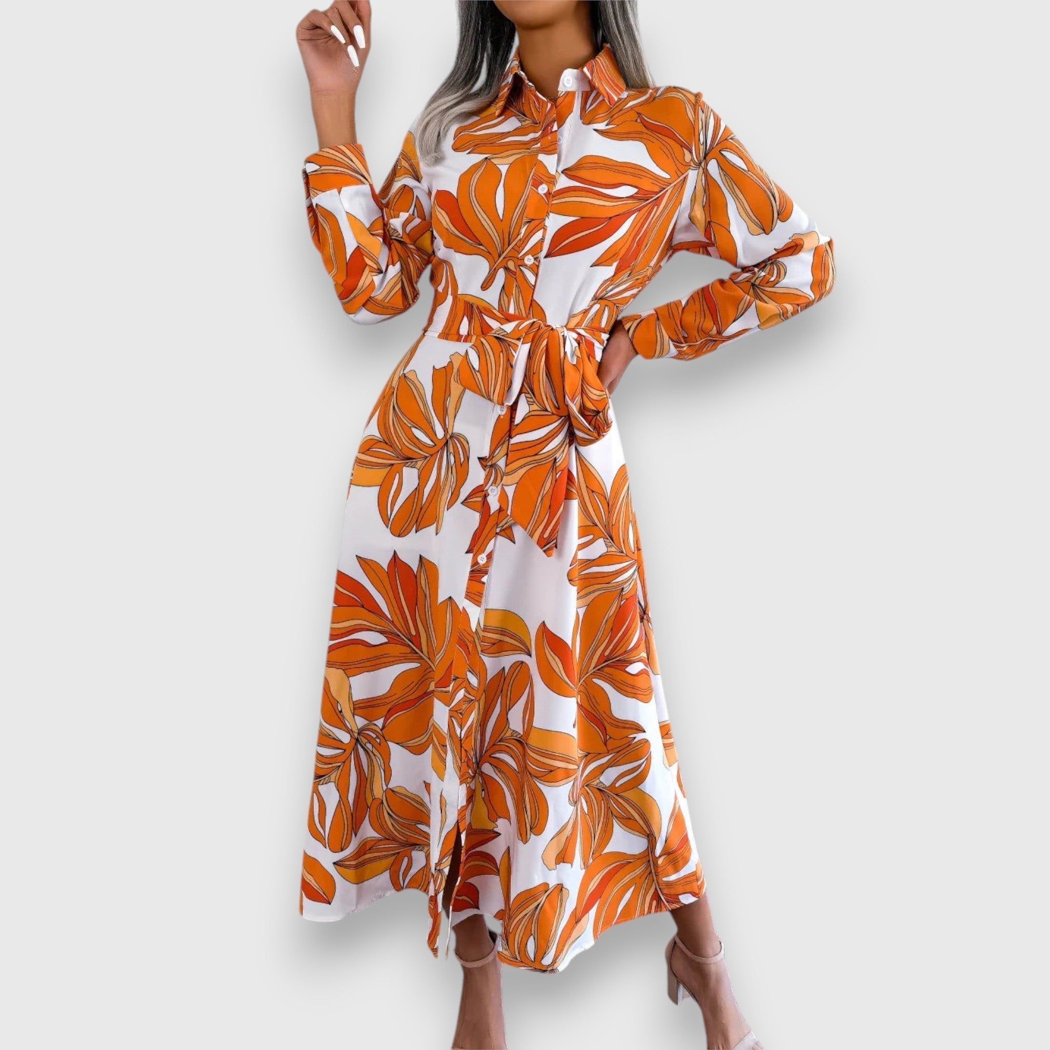 Emmie | Flowing Shirt Dress