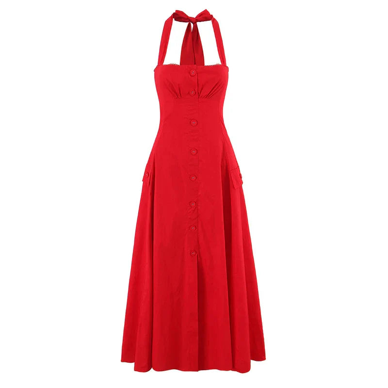 ALLORA FLORAL MIDI DRESS