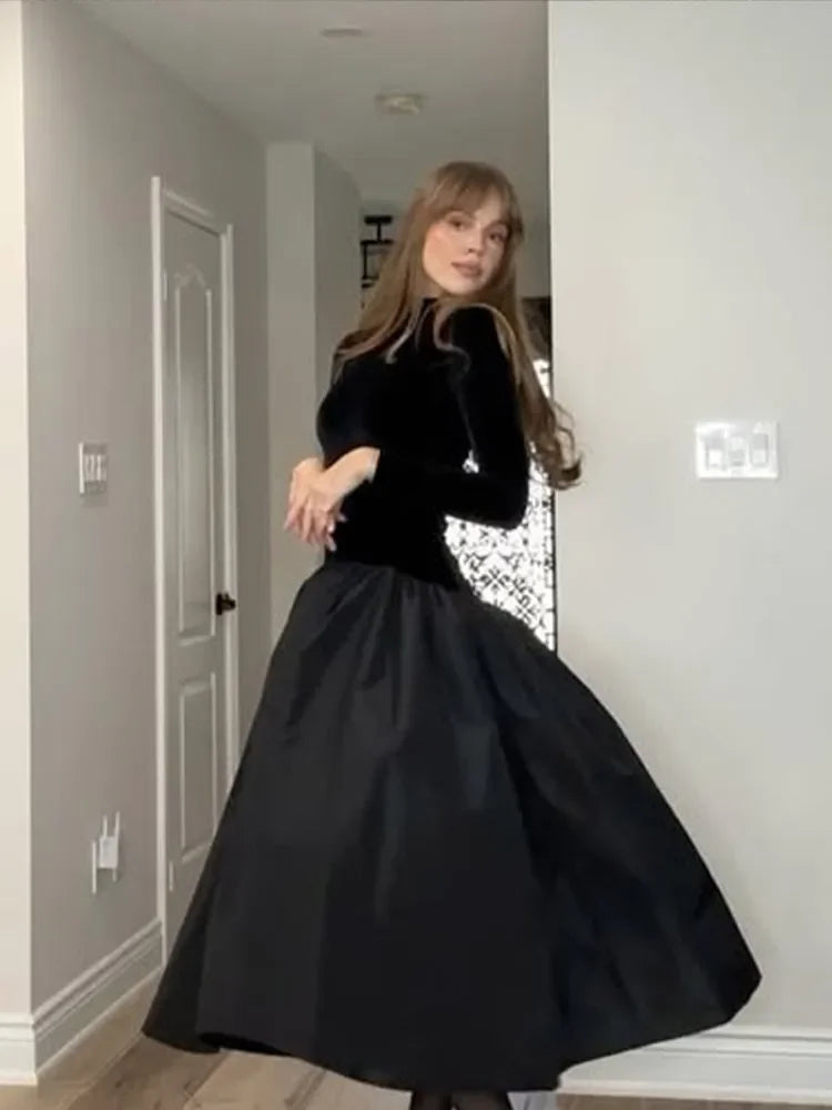 Minimalist Isabella Long Sleeve Midi Dress Designer Edit