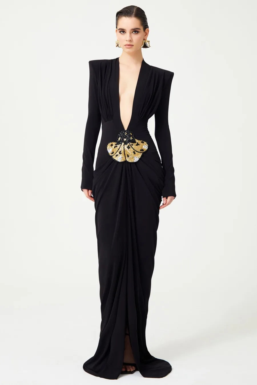 Embellished Strapless Bodycon Mini Dress