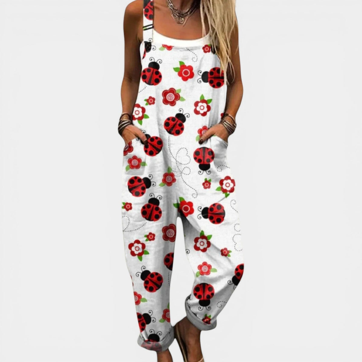 ARIELA™ - SPRING SUMMER LIGHTWEIGHT PRINT OVERALLS