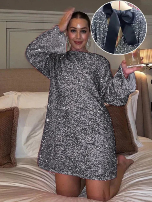 Maritza Premium Glitter Dress Everyday Luxe Edit