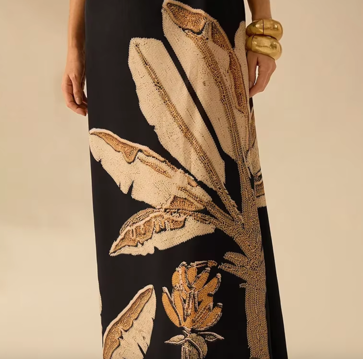 Floral Print Square Neck Cut Out Maxi Dress 5