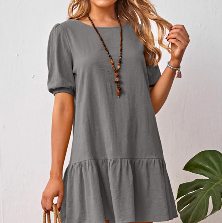 Makena Relaxed and Timeless Summer Dress for Women Refined Casual Wear
