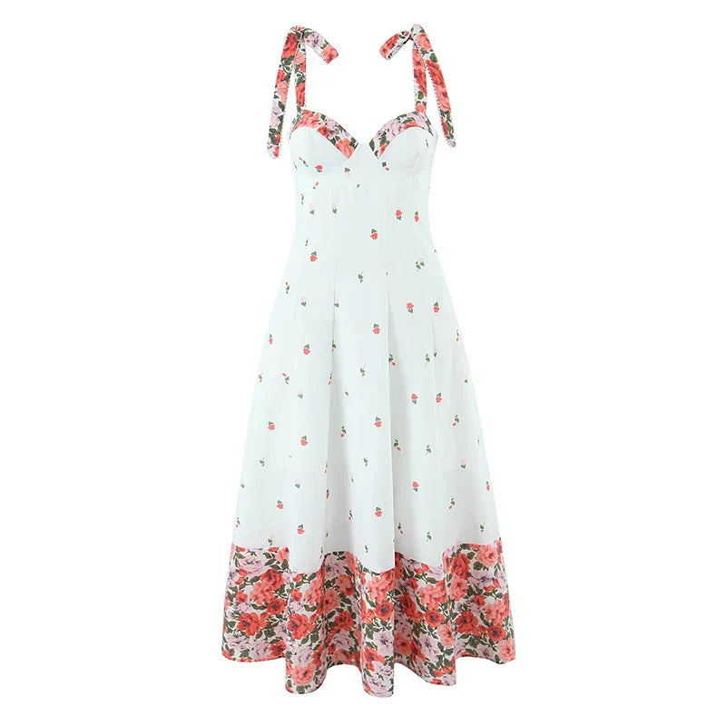 MONIKA FLORAL MIDI DRESS Print