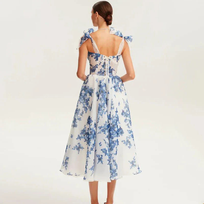 Chiffon Off Shoulder Tiered Ruffle Maxi Dress