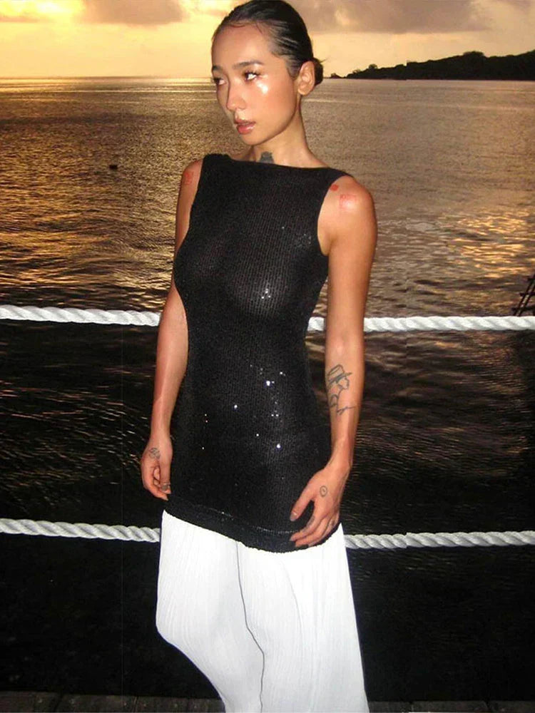 Sequin Sweetheart Bustier Strapless Mini Dress