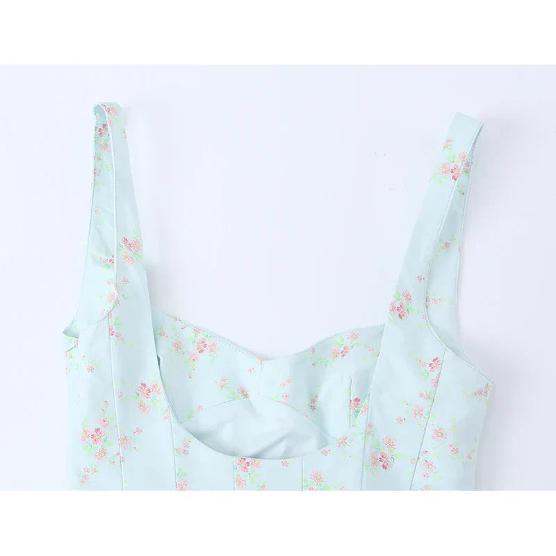 AMITU FLORAL MINI DRESS