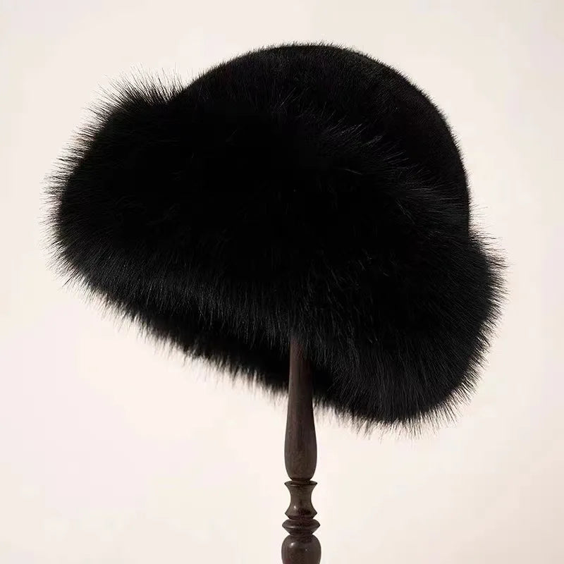 Faux Fur Fluffy Trapper Hat