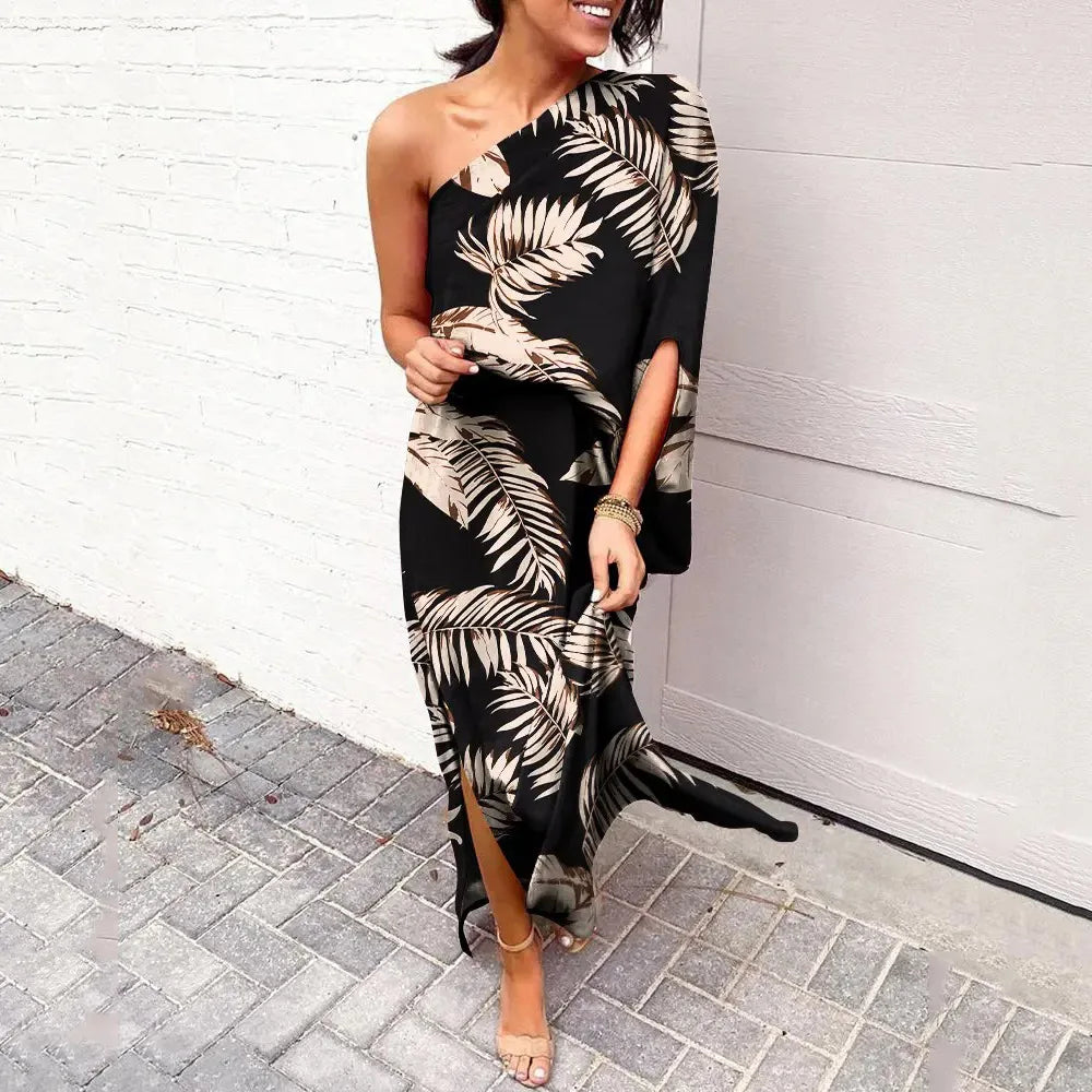 Emma Effortless Diagonal Shoulder Dresses Statement Occasion Edit