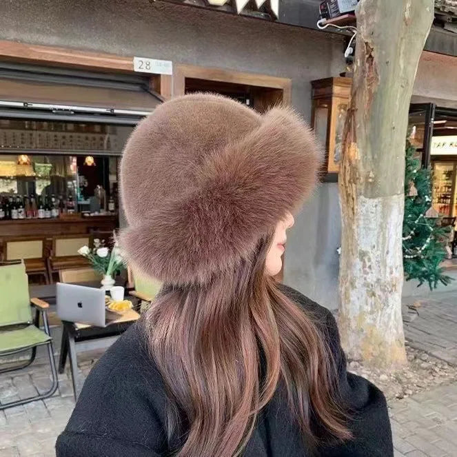 Faux Fur Fluffy Trapper Hat