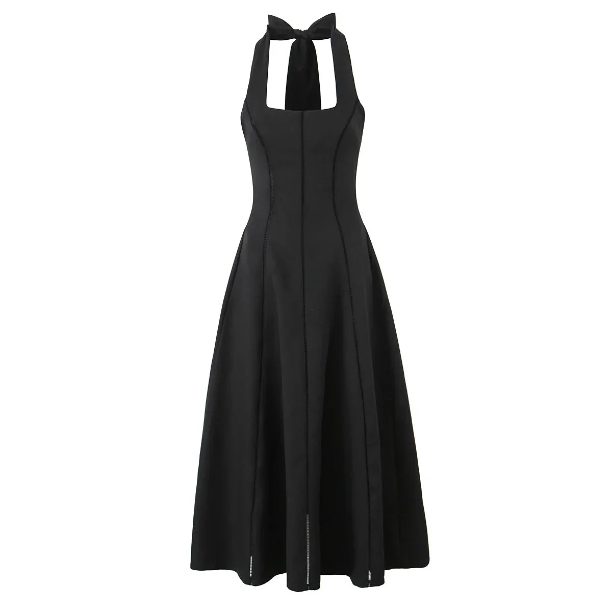 LILI MIDI DRESS Black