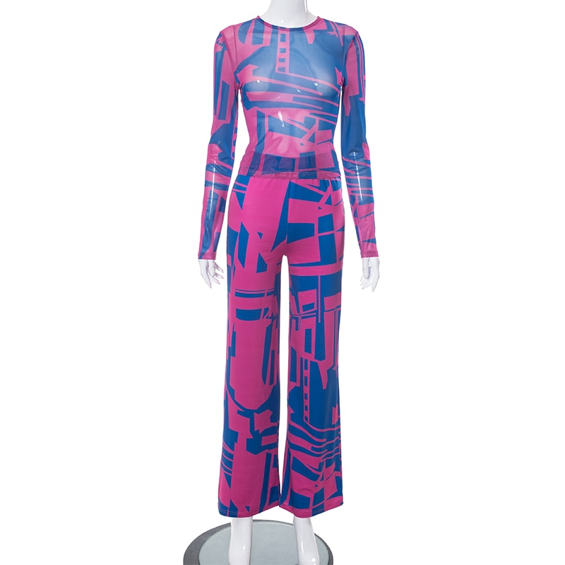 A Cruel Night Pants Set