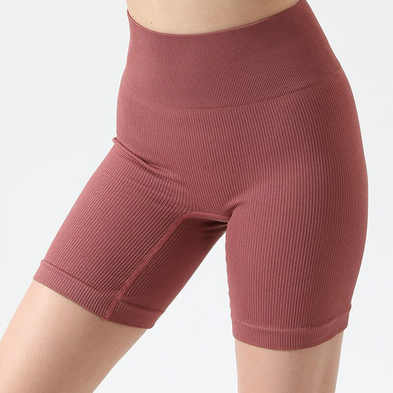 Mojoyce Fitness Yoga Leggings Women Ribbed Yoga Pants Sport High Waist Push Up Tights Pants Workout Running Leggings Gym Clothing