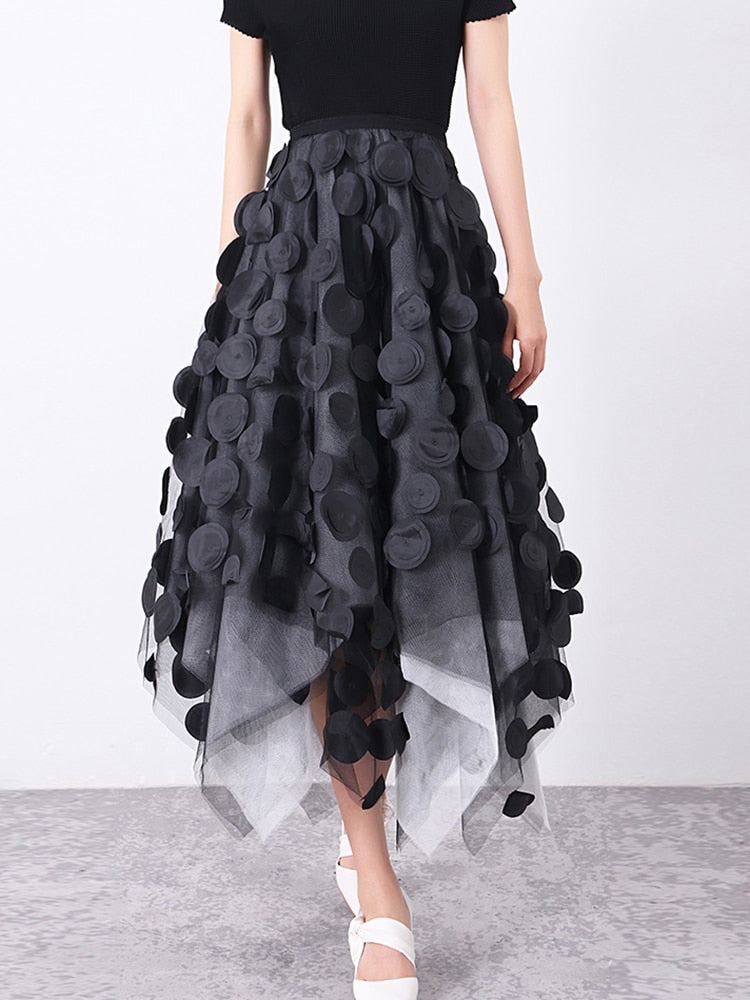 A Diamond Mind Midi Skirt