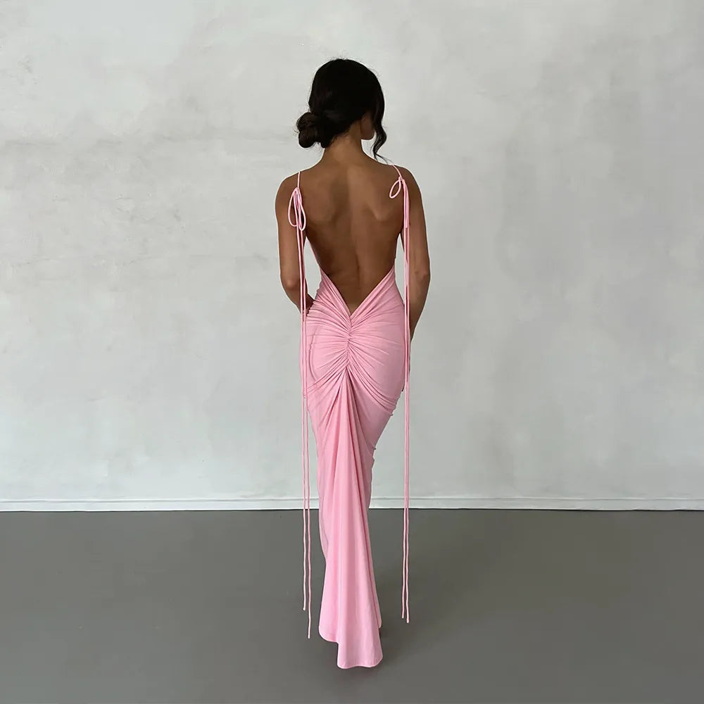 ELERY MAXI DRESS Pink