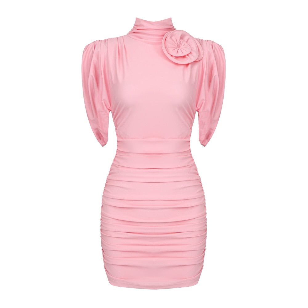 ELENA MINI DRESS Pink