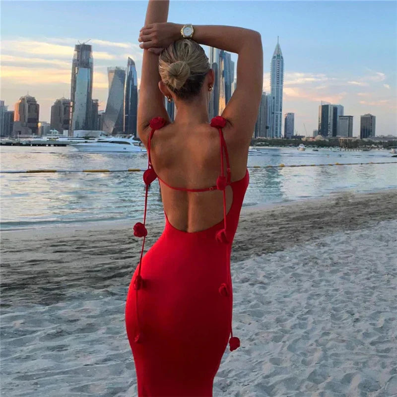 Mesh Scoop Neck Ruffle High Low Mini Dress