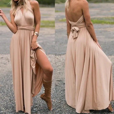 Perla Premium Wrap Maxi Dress Versatile Boutique Collection