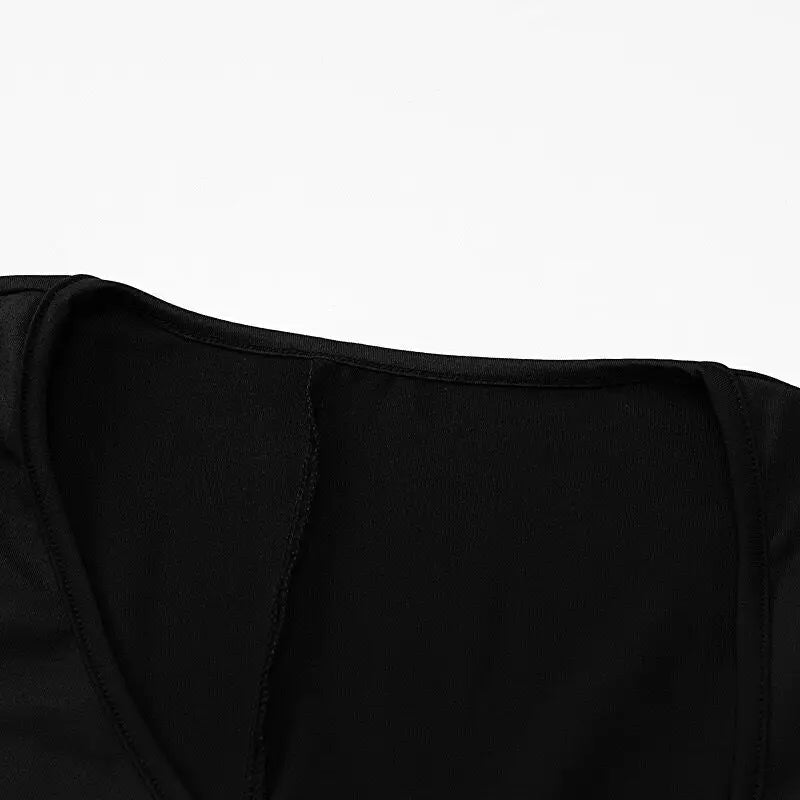 One Shoulder Cut Out Long Sleeve Bodycon Maxi Dress